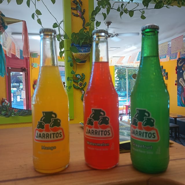 Mexican Jarritos.