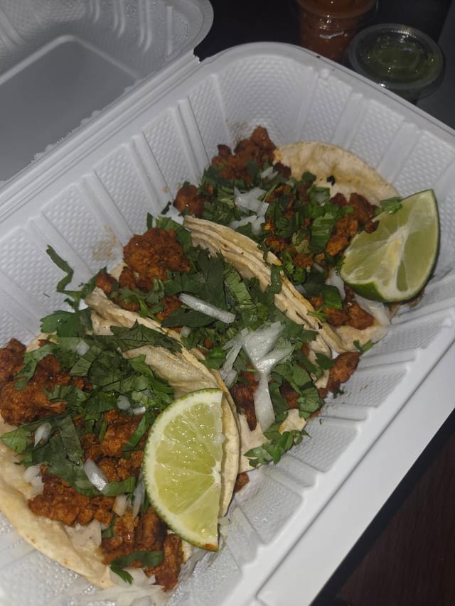 3 Mexican Style Tacos.