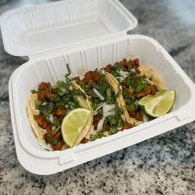 3 Mexican Style Tacos.